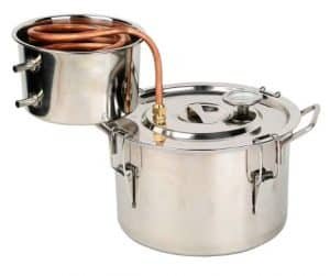 OLizee™ 2 Gallon Stainless Steel Water Alcohol Distiller