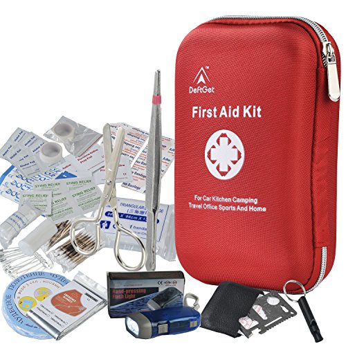 Portable outdoor first aid kit red camping Emergency survival waterproof yrde 