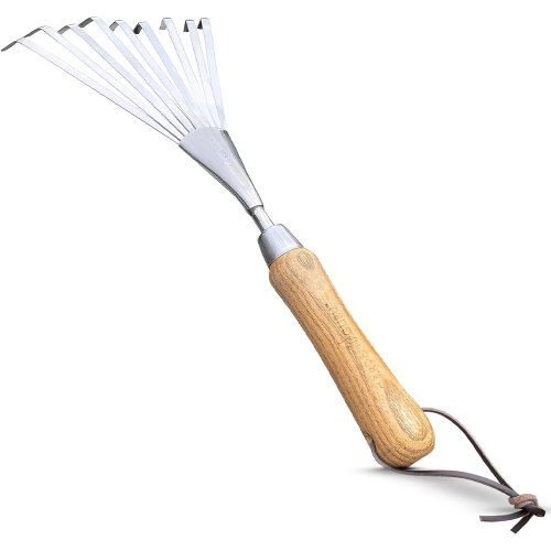 Garden-Guru-Eco-Hand-Rake-Soil-Tiller--100%-Recycled-Stainless-Steel