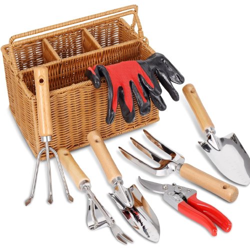 SOLIGT-Garden-Tools-Set-with-Basket